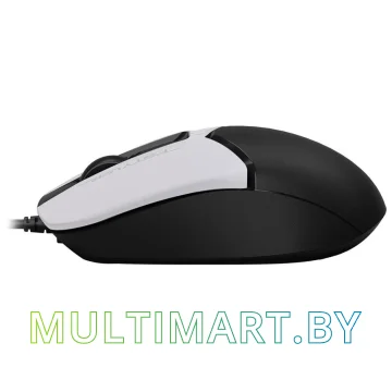 Мышь A4Tech Fstyler FM12 Panda (белый/черный) картинка 2